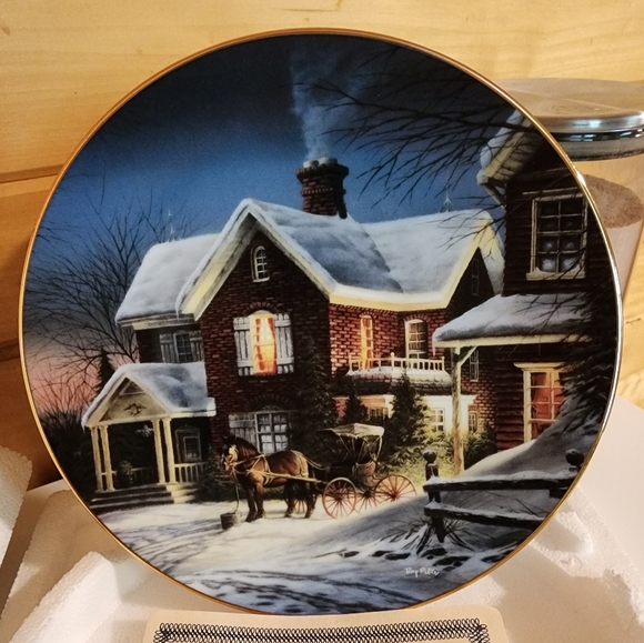 Terry Redlin "House Call" collector plate - Picture 2 of 4